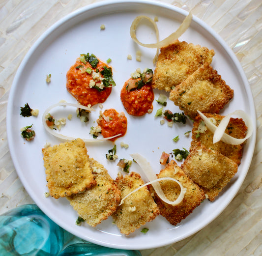 Too-Easy Vegan Fried Ravioli