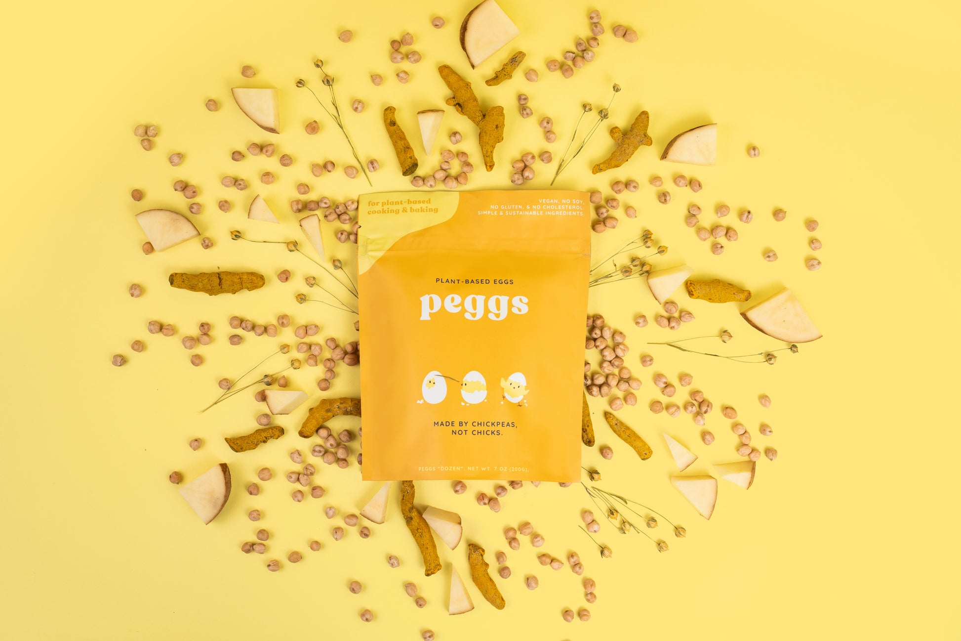 Peggs are an egg replacer that uses real, clean ingredients. 